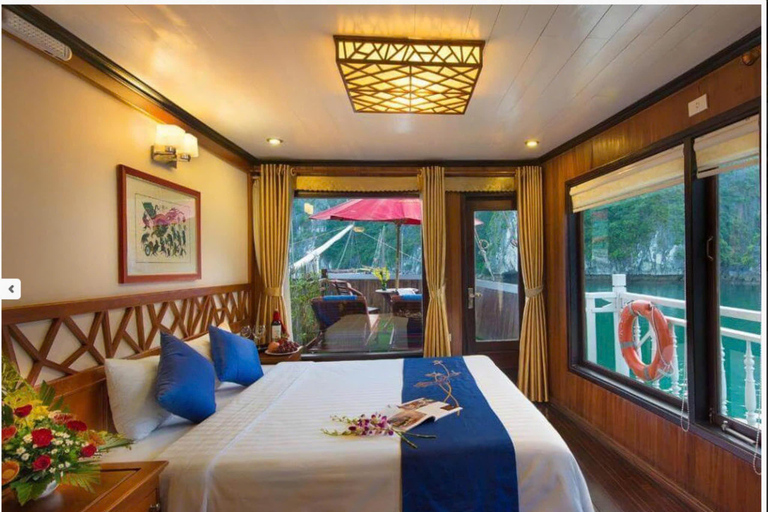 2-tägige Ha Long Bay Island Cruise Tour mit einem 3-Sterne-Kreuzfahrtschiff