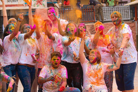 Holi Celebration Day Trip to Mathura & Vrindavan with Guide