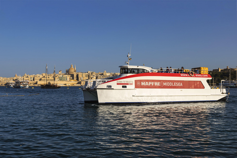 Valletta: Powrotny transfer promem do/z Trzech MiastValletta: Powrotny transfer promem do Cospicua (3 miasta)