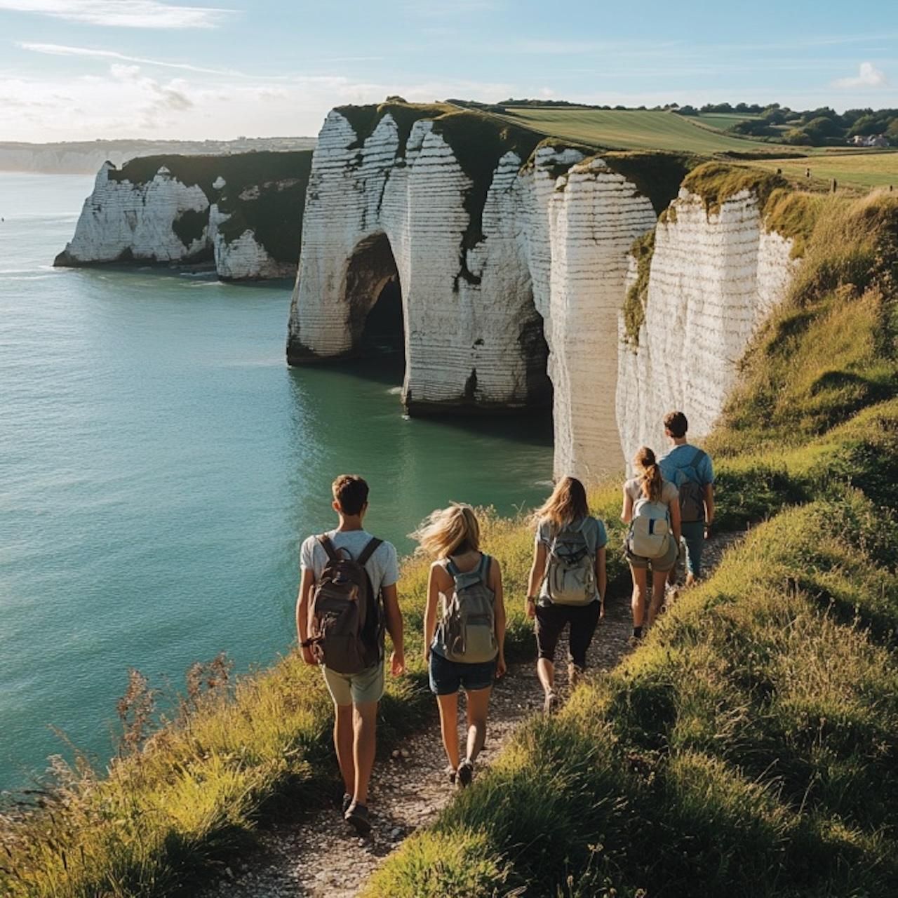 Führung durch Étretat