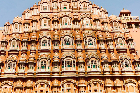 Jaipur: Rundvandring på morgonen med Hawa Mahal &amp; Blomstermarknad