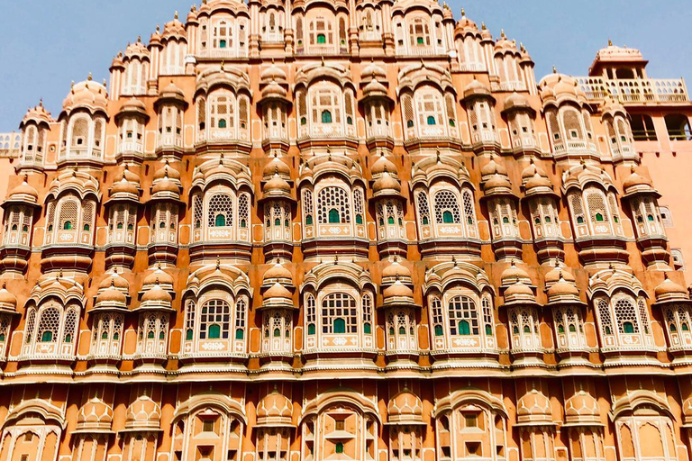 Jaipur: Ochtendwandeltour met Hawa Mahal &amp; Bloemenmarkt