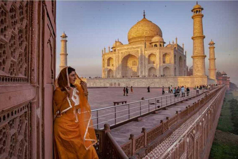Da Delhi: Tour privato del Taj Mahal e della città di Agra con auto Suv