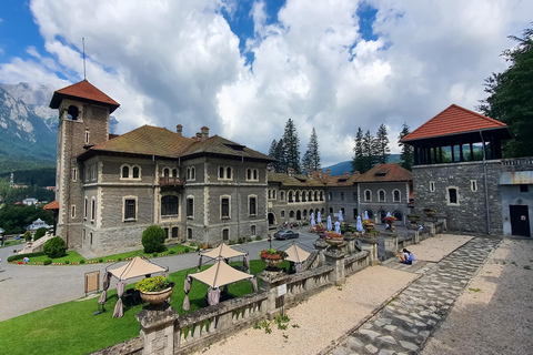 MINIVAN Dracula Castle, Peleș Castle & Wednesday 3 CASTLES Audio Guide 24 Languages