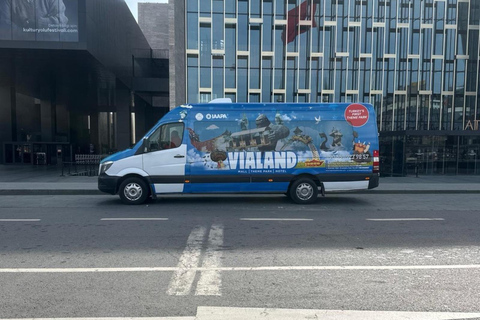 Istanbul: Vialand Theme Park Ticket with Round-Trip Shuttle Istanbul Vialand Theme Park Entry Ticket with Transfer