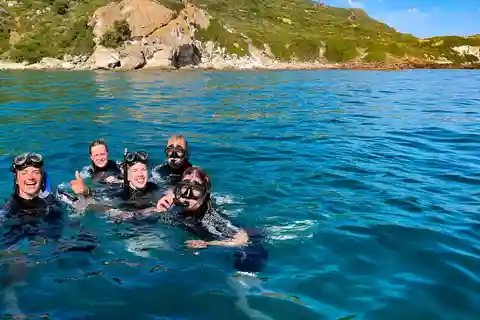 Bosa : Excursion avec masque et tuba dans les criques de la côte
