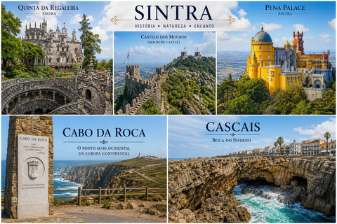Lisbon: Sintra, Cabo da Roca, Cascais & Belém Day Trip