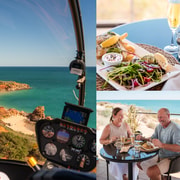 From Broome: Eco Beach Fly & Dine Helicopter Experience