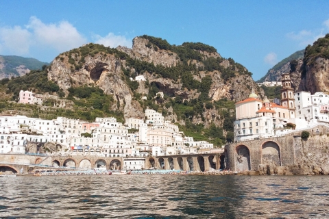 Au départ de Praiano ou Positano : excursion d'une journée en bateau sur la côte amalfitaine.Croisière au départ de Praiano