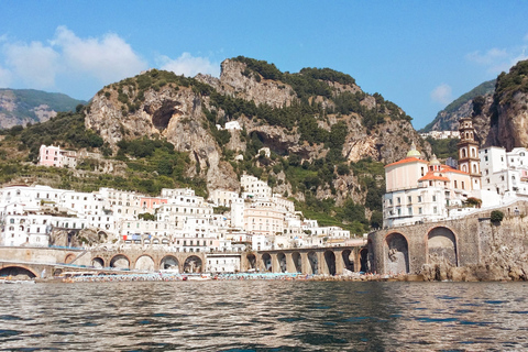 From Praiano or Positano: Full-Day Boat Tour to Amalfi Coast Cruise from Praiano