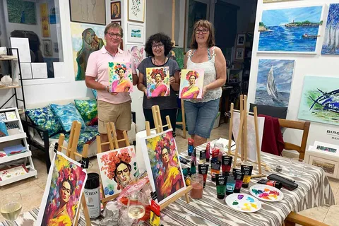Mallorca/Porto Cristo: Mal din egen Frida Kahlo