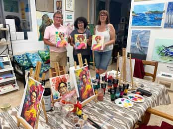 Mallorca/Porto Cristo: Pinta tu propia Frida Kahlo