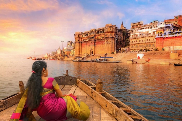 Varanasi : Une excursion privée d'une journée, les points forts et la croisière sur le Gange