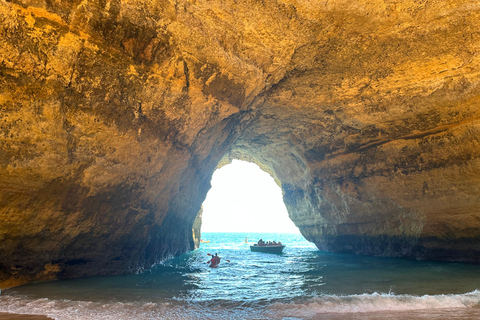 Visite privée de Lisbonne à l'Algarve, grotte de Benagil, Faro, Portimão