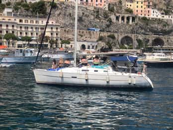 Da Salerno: Gita in barca a vela di un giorno intero in Costiera Amalfitana con pranzo