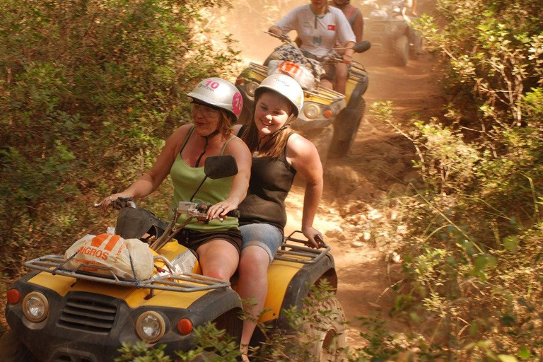 From Alanya/Side: Taurus Mountains Quad Safari with Transfer Double Quad