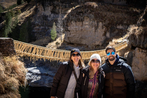 From Cusco: Qeswachaka Inca Bridge Full-day Tour with Meals