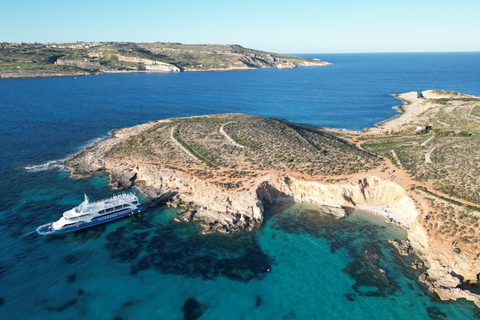 Bugibba: Comino & Blue Lagoon inc Sea Caves & Crystal Lagoon