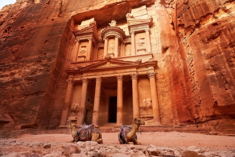 Desde Ammán o el Mar Muerto Excursión de 2 días a Petra y Wadi RumDesde Ammán
