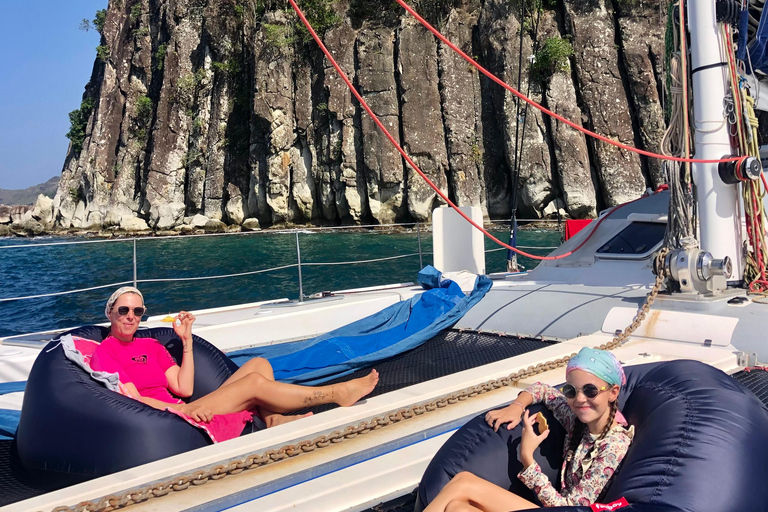 Guadeloupe:half Day on catamaran les Saintes, terre de haut