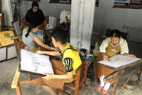 Yogyakarta: 2-stündiger Batik-Kurs mit SouvenirKleiner Kurs: 2 bis 3 Stunden Unterricht