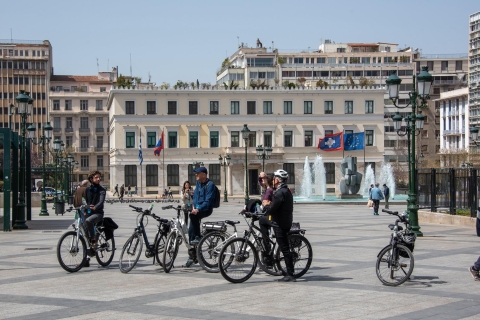 Athens: Sights and Food Tour on an Electric Bicycle Athens: Sights & Food Tour on an Electric Bicycle in English