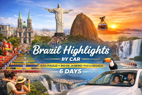 Brazil: São Paulo, Rio, & Foz do Iguaçu 6-Day Road Trip