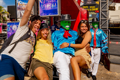 Cancun Combo: Taco & Beer Tour with Coco Bongo Night Show With Cancun Hotel Pick-Up