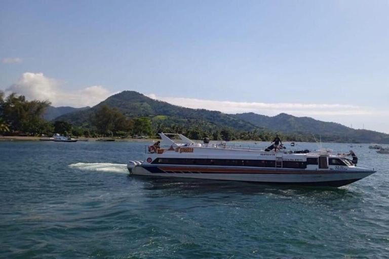 Bali: Traslado en barco rápido a/desde Gili Air, Trawangan, LombokDe Padang Bai a Gili Trawangan