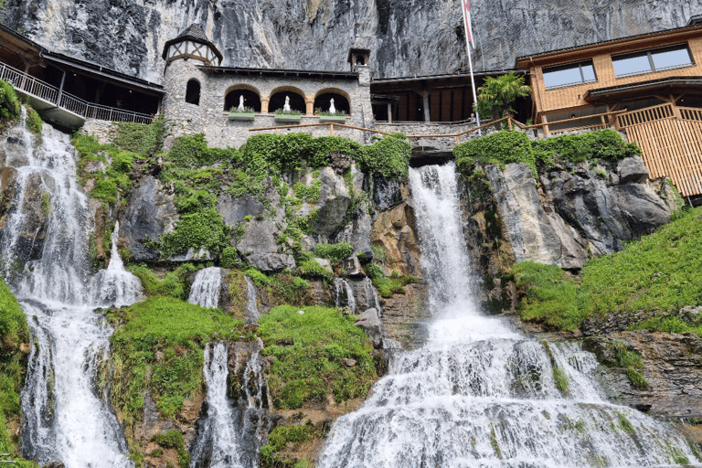 Waterfalls, Caves & Panorama Bridge - Trip from Interlaken. Waterfalls, Caves & Panorama Bridge – Small Group Day Tour