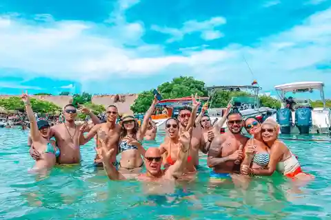 Cartagena de Indias: Pasadia 5 Islas del rosario og Baru-bådtur