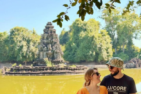 Siem Reap: Private Angkor Wat Tuk-Tuk Tour (English Driver) 5-8 Hours: Angkor Wat - Top 3 Temples & More (Flex-Start)