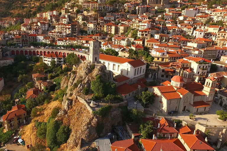 Het orakel van Delphi & de trappen van de heilige Paulus uit het oude Korinthe