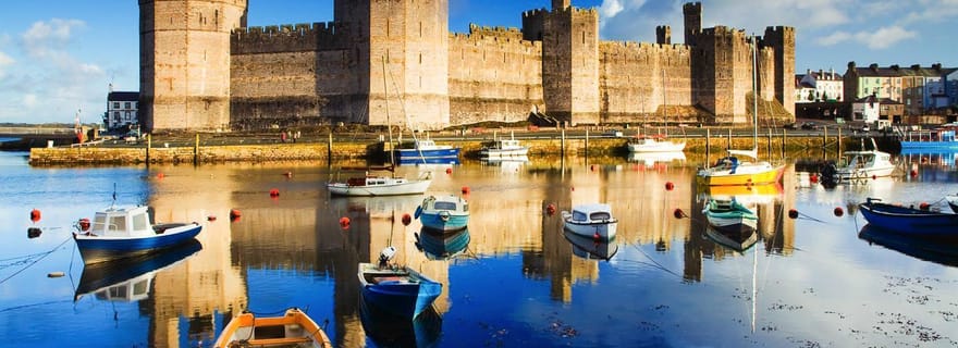 Depuis Llandudno : visite du parc national de Snowdonia et des trois châteaux