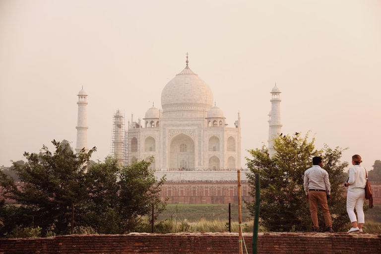 Skip-The-Line Taj Mahal Guided Tour with Optional Add-ons From Agra: Taj Mahal + Agra Fort Tour all-inclusive