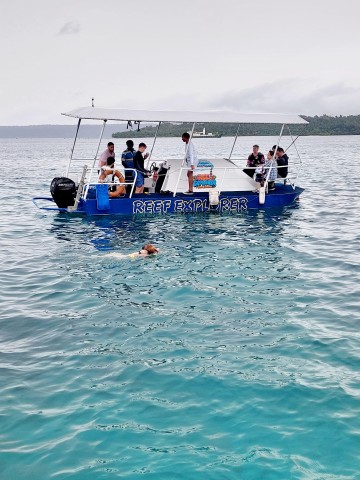 Visit Vanuatu Watersports Port Vila Glass Bottom Boat - Semi Sub in Port Vila