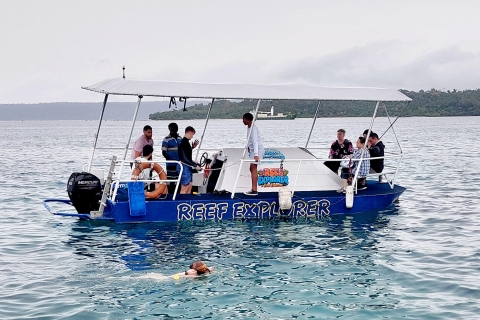 Sporty wodne Vanuatu Port Vila: Łódź ze szklanym dnem - Semi Sub