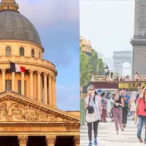 PARIS: Big Bus Hop-on Hop-off Tour und Eintritt ins Pantheon