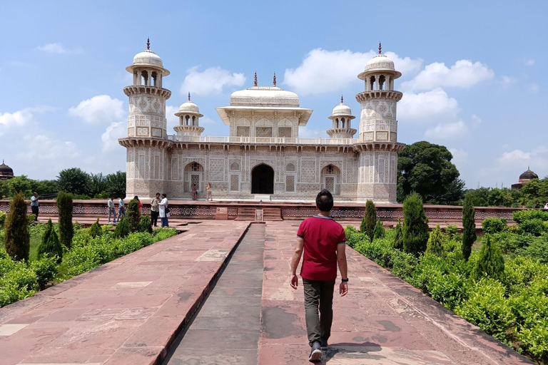 Agra: Half Day Agra Fort & Baby Taj Private Guided Tour Tour from delhi + entry tickets