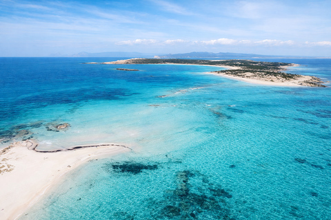 Ibiza: Formentera Boat with Open Bar, 3 meals & Sunset Party ADVANCE: Standard selection of food & open bar option