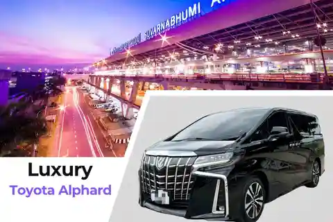 Bangkok: Flughafentransfer mit einem Toyota Alphard, einem Luxus-Van