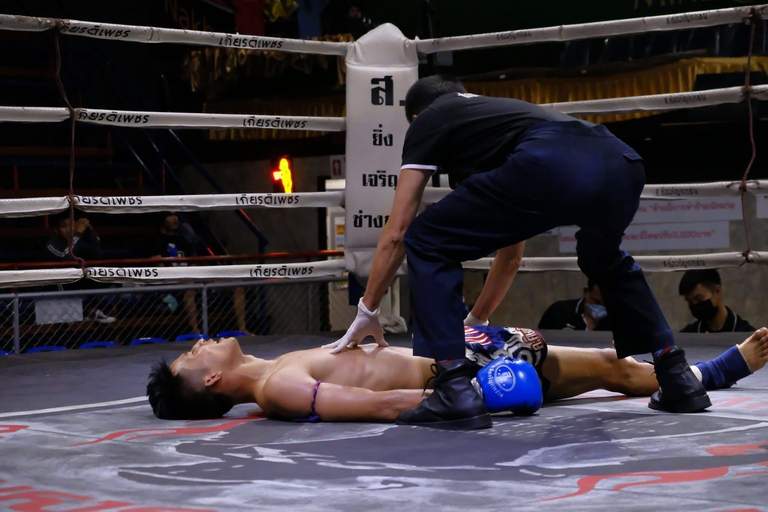 Chiang Mai : Muay Thai Fight Ticket with Hotel Pickup Granstand : Muay Thai Fight Ticket with Hotel Pickup