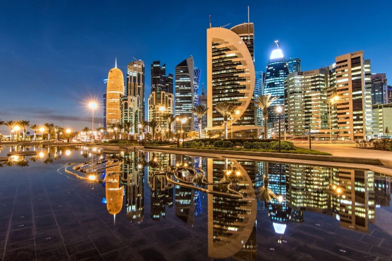 Visite nocturne de la ville de Doha avec transfert privé aéroport/hôtel