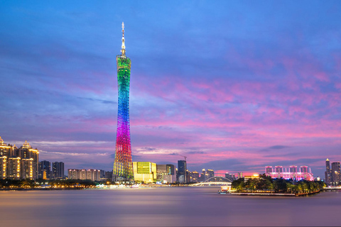 Guangzhou Night Tour: CantonTower, Dinner, Pearl RiverCruise