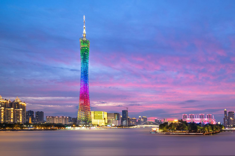 Guangzhou Night Tour: CantonTower, Dinner, Pearl RiverCruise