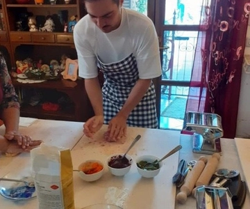 Arezzo: Aula de cozinha caseira de tagliatelle e ravioli coloridos