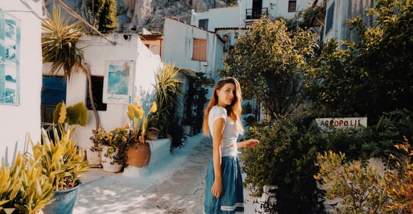 Athen: Professionelles Fotoshooting im Anafiotika Village