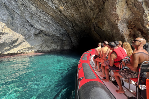Alcudia: sightseeing, zeegrotten en snorkelavontuur per boot3 uur durende speedboottocht - grotten, snorkelen en sightseeing