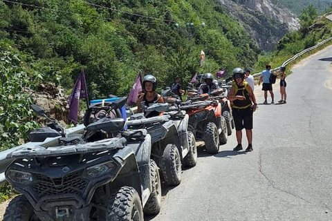 Tirana: Off-Road ATV Adventure to Bovilla Canyon & Viewpoint Bovilla Lake – Single Ride (1 People / 1 Quad Bike)