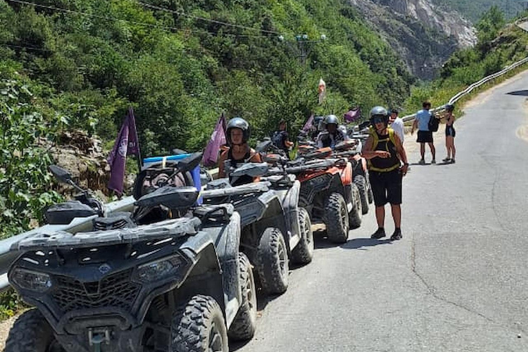 Tirana: Off-Road ATV Adventure to Bovilla Canyon & Viewpoint Bovilla Lake – Single Ride (1 People / 1 Quad Bike)